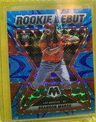 Brandon Marsh [Reactive Blue] #RD-3 Baseball Cards 2022 Panini Mosaic Rookie Debut Prices