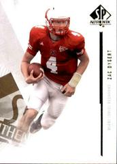 Zac Dysert #14 Football Cards 2013 SP Authentic Prices