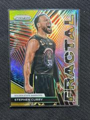 Stephen Curry [Gold] Basketball Cards 2023 Panini Prizm Fractal Prices