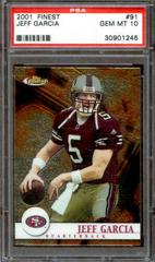 Jeff Garcia #91 Football Cards 2001 Topps Finest Prices