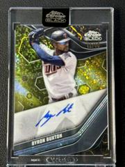 Byron Buxton [Gold Mini Diamond] Baseball Cards 2023 Topps Chrome Black Autographs Prices