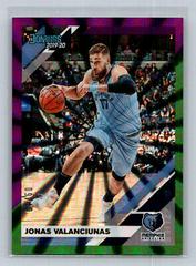 Jonas Valanciunas [Purple, Green Laser] #103 Basketball Cards 2019 Panini Donruss Prices