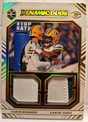 Aaron Rodgers, Aaron Jones [Gold] #DD-GB1 Football Cards 2022 Panini Limited Dynamic Duos Prices
