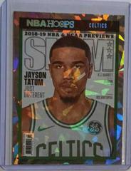 Jayson Tatum [Green Ice] #218 Basketball Cards 2021 Panini Hoops SLAM Prices