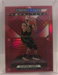 Stephen Curry [Red] Basketball Cards 2021 Panini Obsidian Magnitude Prices