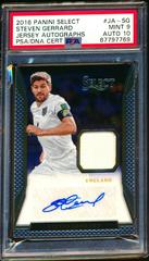 Steven Gerrard Soccer Cards 2016 Panini Select Jersey Autographs Prices