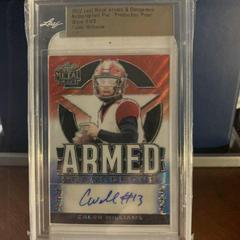 Caleb Williams [Red White Blue Wave] #BA-CW1 Football Cards 2022 Leaf Metal Draft Autographs Prices