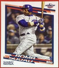 Sammy Sosa #BS-3 Baseball Cards 2022 Topps Opening Day Bomb Squad Prices