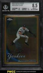 Derek Jeter [Gold Refractor] #165 Baseball Cards 2010 Topps Chrome Prices