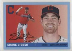 Shane Bieber [Blue] #36 Baseball Cards 2020 Topps Archives Prices