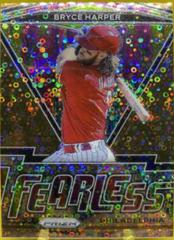 Bryce Harper [Bronze Donut Circles] #FR-11 Baseball Cards 2021 Panini Prizm Fearless Prices