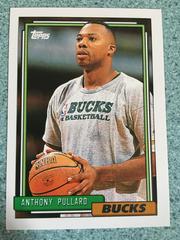 Anthony Pullard #303 Basketball Cards 1992 Topps Prices
