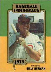 Billy Herman #149 Baseball Cards 1980 Baseball Immortals Prices