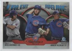 Nico Hoerner, Thomas Hatch, Adbert Alzolay #CHI Baseball Cards 2019 Bowman Chrome Talent Pipeline Prices