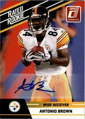 Antonio Brown [Autograph] #6 Football Cards 2010 Panini Donruss Rated Rookies Prices