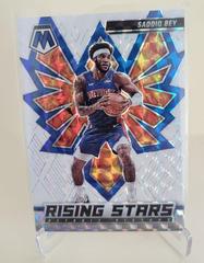 Saddiq Bey [White] #10 Basketball Cards 2021 Panini Mosaic Rising Stars Prices