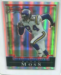 Randy Moss [Refractor] #8 Football Cards 2004 Bowman Chrome Prices