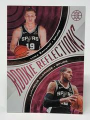 Luka Samanic, LaMarcus Aldridge [Pink] #10 Basketball Cards 2019 Panini Illusions Rookie Reflections Prices