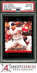 Josh Beckett Baseball Cards 2007 Topps Update & Highlights Prices