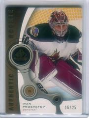 Ivan Prosvetov [Gold] Hockey Cards 2021 SP Game Used 2005-06 Retro Rookies Prices