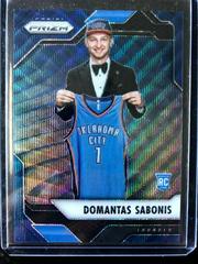 Domantas Sabonis [Blue Wave Prizm] Basketball Cards 2016 Panini Prizm Prices