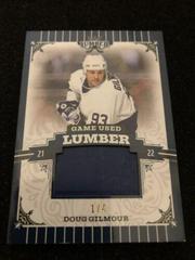 Doug Gilmour [Navy Blue] Hockey Cards 2021 Leaf Lumber Game Used Prices