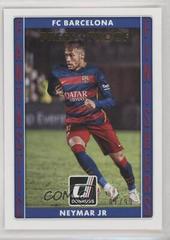 Neymar Jr. [Gold Press Proof] Soccer Cards 2015 Panini Donruss Fantastic Finishers Prices