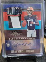 Dorian Thompson Robinson [Sapphire] #FAPS-39 Football Cards 2023 Panini Legacy Futures Patch Autographs Prices