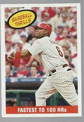 Ryan Howard #372 Baseball Cards 2008 Topps Heritage Prices