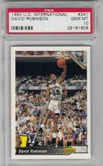David Robinson #241 Basketball Cards 1992 Upper Deck International Prices