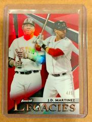 J.D. Martinez, David Ortiz [Red Refractor] #FL-JM Baseball Cards 2021 Topps Finest Legacies Prices