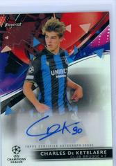 Charles De Ketelaere Soccer Cards 2021 Topps Finest UEFA Champions League Autographs Prices