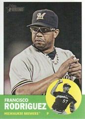 Francisco Rodriguez #11 Baseball Cards 2012 Topps Heritage Prices