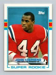 John Stephens #16 Football Cards 1989 Topps American/UK Prices