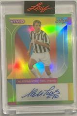 Alessandro Del Piero [Green] #BA-AD1 Soccer Cards 2022 Leaf Vivid Autographs Prices