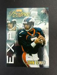 John Elway Football Cards 1999 Playoff Prestige Exp Prices