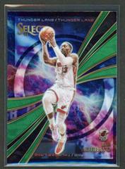 Bam Adebayo [Green] #11 Basketball Cards 2022 Panini Select Thunder Lane Prices