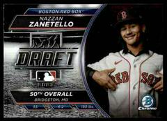 Nazzan Zanetello #BDN-1 Baseball Cards 2023 Bowman Draft Night Prices