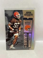 Courtney Brown [Championship Ticket Autograph] Football Cards 2000 Playoff Contenders Prices