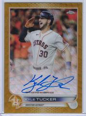 Kyle Tucker [Gold Wave] #CVA-KT Baseball Cards 2022 Topps Chrome Veteran Autographs Prices