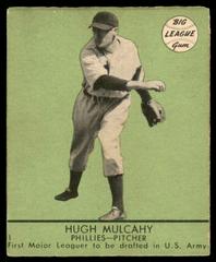 Hugh Mulcahy [Green Background] Baseball Cards 1941 Goudey Prices