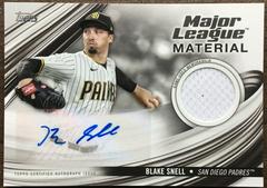 Blake Snell #MLMA-BS Baseball Cards 2023 Topps Update Major League Material Autographs Prices