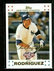 Alex Rodriguez Baseball Cards 2007 Topps Opening Day Prices