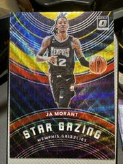 Ja Morant [Red Gold Wave] #4 Basketball Cards 2022 Panini Donruss Optic Star Gazing Prices