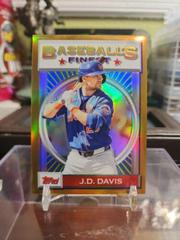 Khris Davis [Gold Refractor] #102 Baseball Cards 2020 Topps Finest Prices