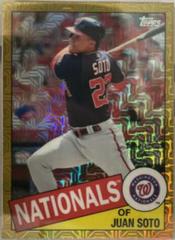 Juan Soto [Gold Refractor] #85TC-3 Baseball Cards 2020 Topps Chrome 1985 Prices
