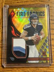 Will Levis [Prime Yellow] #FIRE-17 Football Cards 2023 Panini Phoenix Fire Fabrics Prices