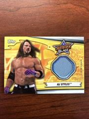 AJ Styles Wrestling Cards 2019 Topps WWE SummerSlam Mat Relics Prices