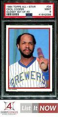 Cecil Cooper Baseball Cards 1984 Topps All Star Glossy Set of 40 Prices