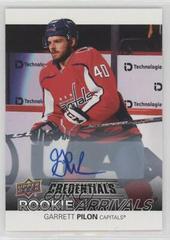 Garrett Pilon [Autograph] #RA-25 Hockey Cards 2021 Upper Deck Credentials Rookie Arrivals Prices